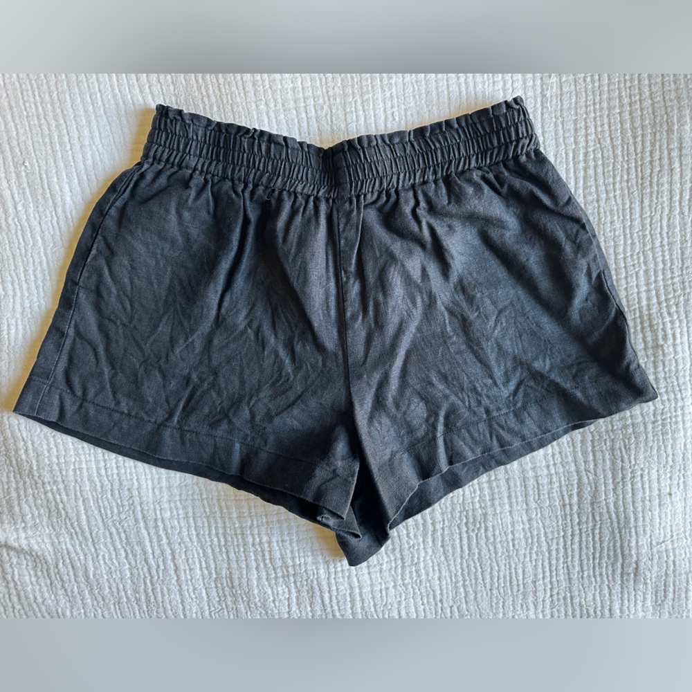 Reformation Mila Linen Shorts